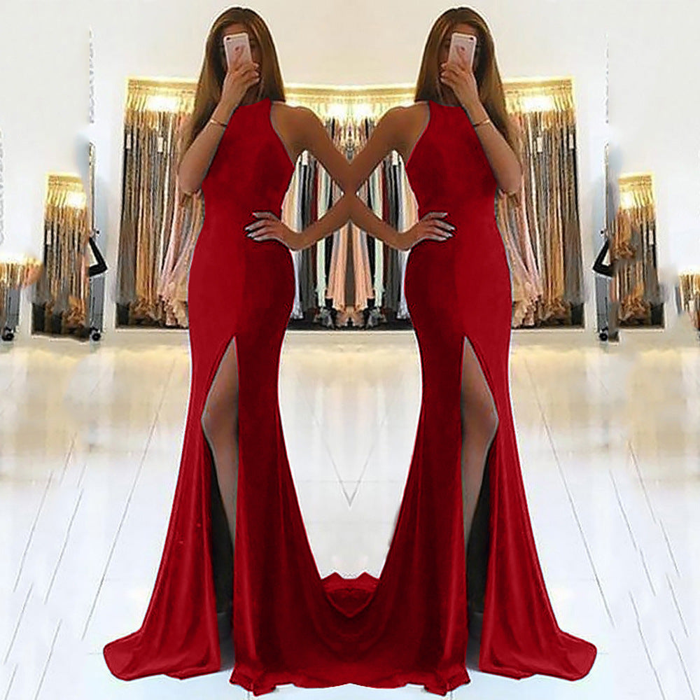 Stunning Long Ladies' Evening Dress